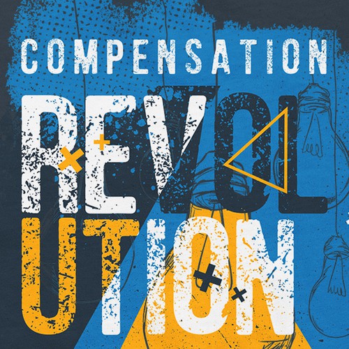 Grunge t-shirt with the title 'Revolutionized T-shirt'