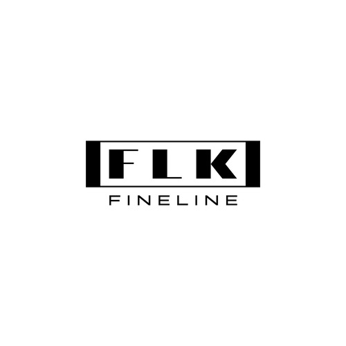 Geometric design with the title 'FLK logo'