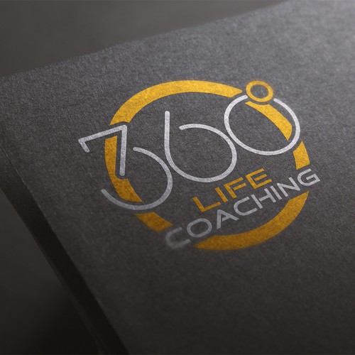 Living logo with the title 'logo for 360 life coaching'