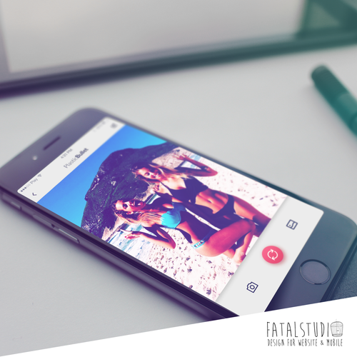 UI design with the title 'Photo Edit App'