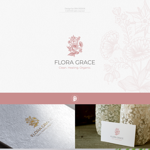 Skincare brand with the title 'Logo design for the natural skincare company'