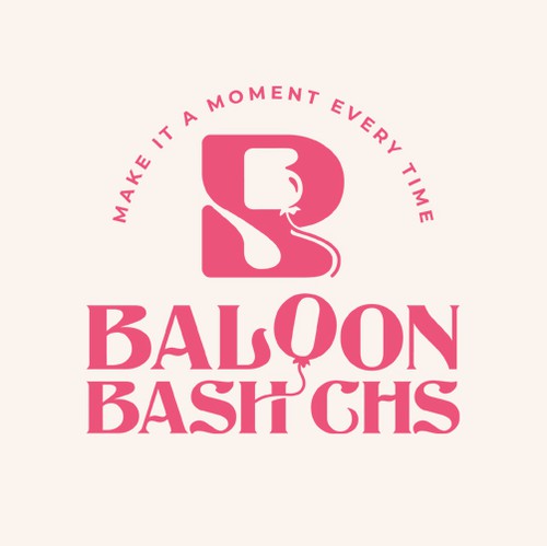 Design with the title 'Playful Baloon Logo'