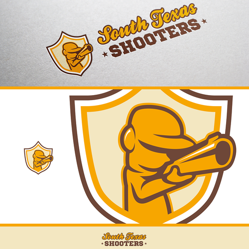 Cap design with the title 'Logo for Shooting Club'