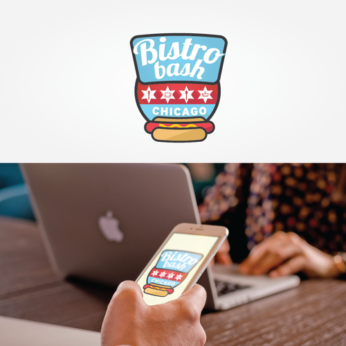 Bistro logo with the title 'Bistro Bash App logo'