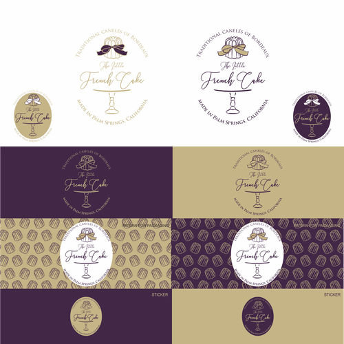 Pastry design with the title 'Logo for french bakery'