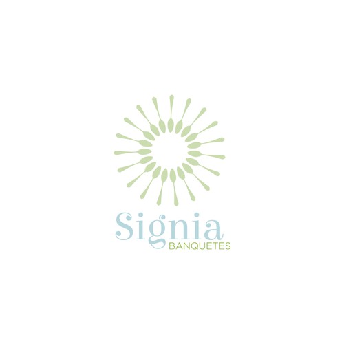 Love brand with the title 'Propuesta para empresa de banquetes y eventos.'