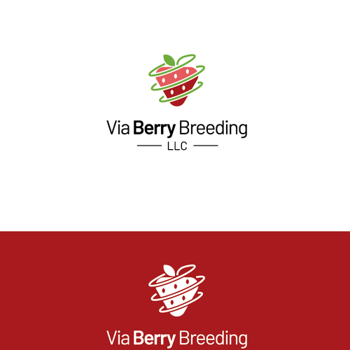 Change logo with the title 'Logo for strawberry breeding company'