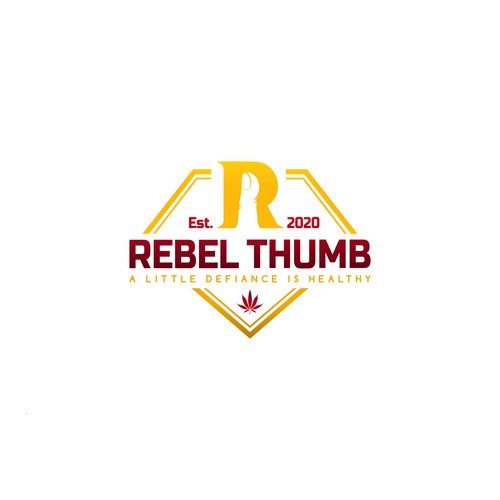 Thumb logo with the title 'WINE and FOOD products INFUSED with HERBAL DEFIANCE by "REBEL THUMB"'