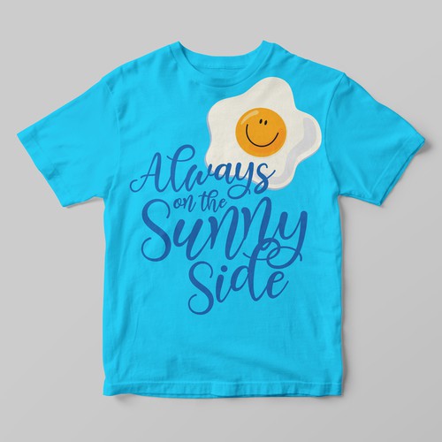 Restaurant t-shirt with the title 'T-shirt design for a cafe'