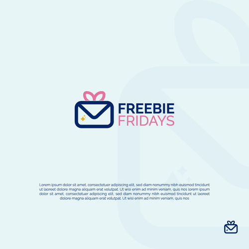 Online marketing design with the title 'Freebie Fridays'