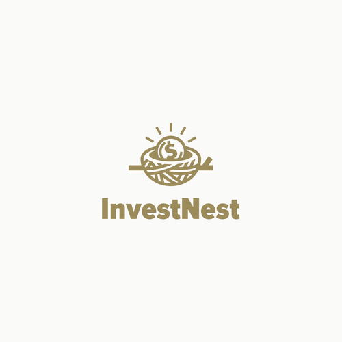 Nest logo with the title 'logo for crowd funding disrupter'