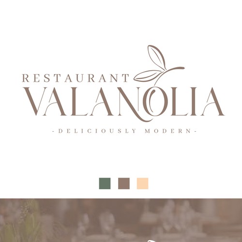 Mediterranean logo with the title 'Mediterranean restaurant'