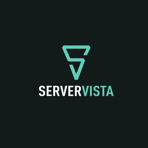 IT logo with the title 'ServerVista game server logo'