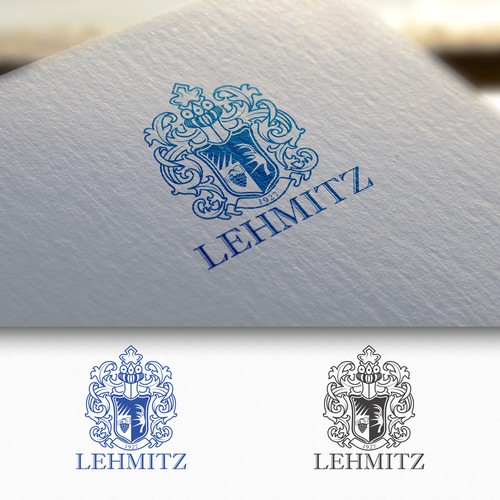 Coat of arms logo with the title 'Coat of arms design'