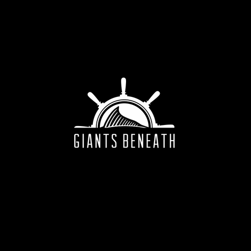 Nautical logo with the title 'Giant Beneath'