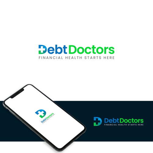 Promotion logo with the title 'Debt Doctors'