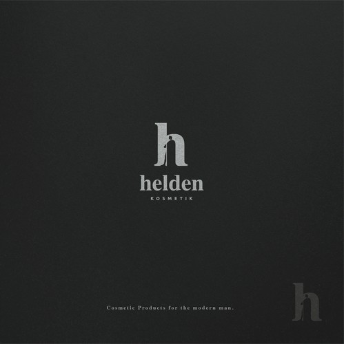 German design with the title 'Helden Kosmetik ("Heroes-Cosmetics" in German)'