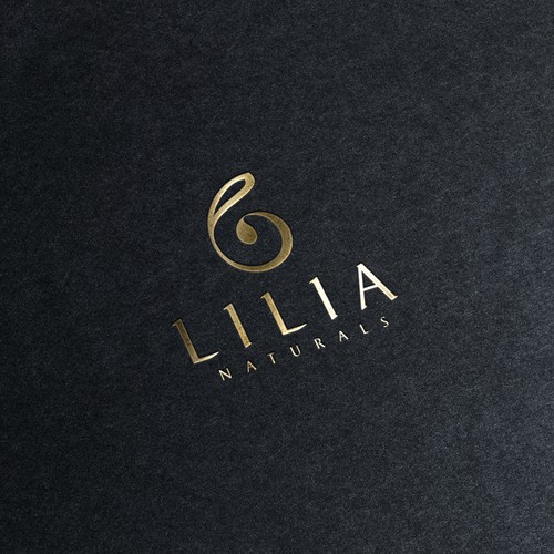 Hemp oil logo with the title 'Lilia Naturals'