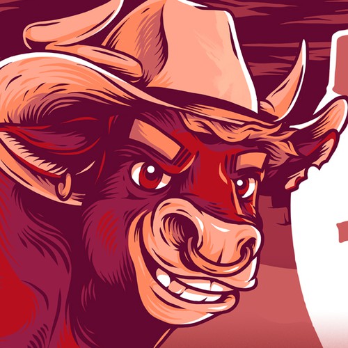 Alcohol artwork with the title 'TROUBLED MONK'