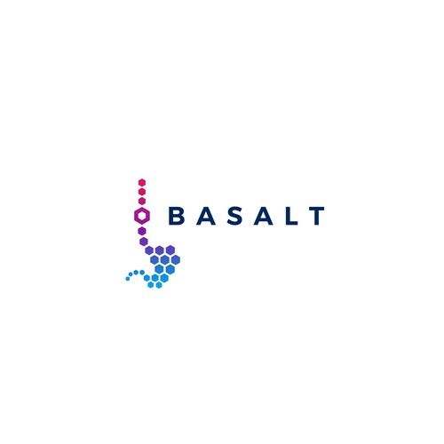 Cancer logo with the title 'Bold logo design concept for Basalt research project.'