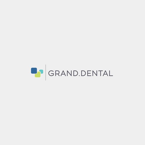 Calm logo with the title 'Modern logo for dental practice'