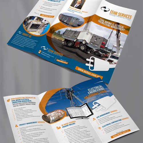 Engineering design with the title 'Create an inovative  electrical business sale brochure'