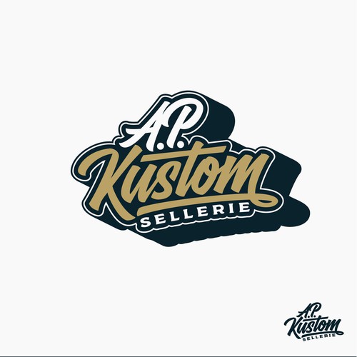 Street logo with the title 'AP Kustom Sellerie logo'