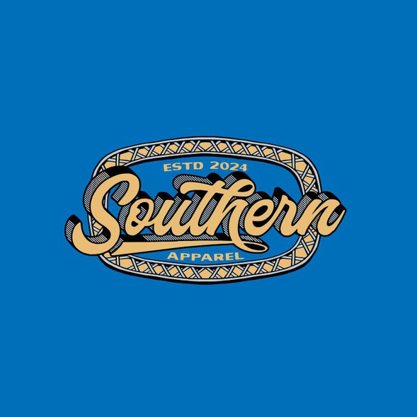 Hat design with the title 'Southern Apparel - Hat Graphic'