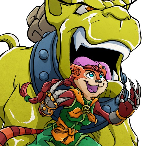 Anime artwork with the title 'Design for fantasy book character'