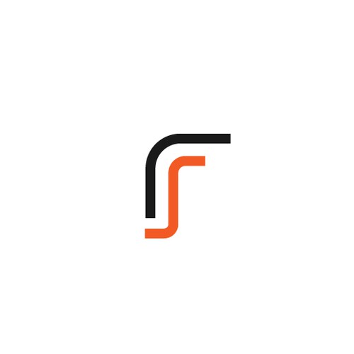 SF logo with the title 'FS Letter Logo'