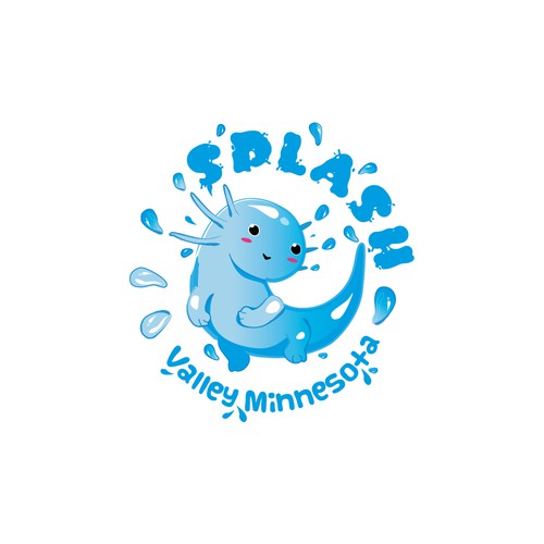 Splash logo with the title 'Starkes Kinderlogo'