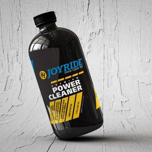 Clean label with the title 'JoyRide label'