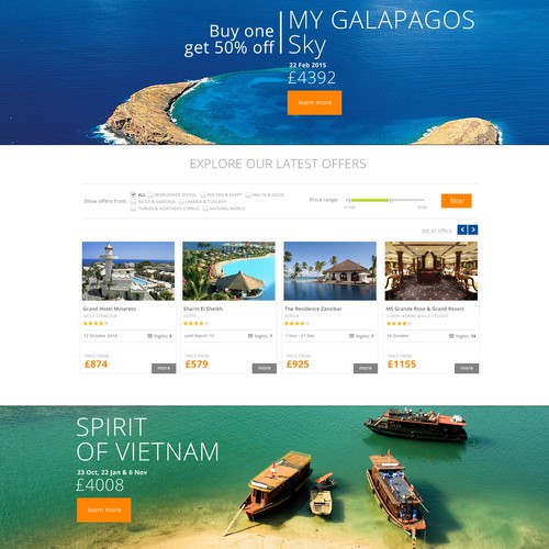 Travel agency website with the title 'Travel Agency Website'