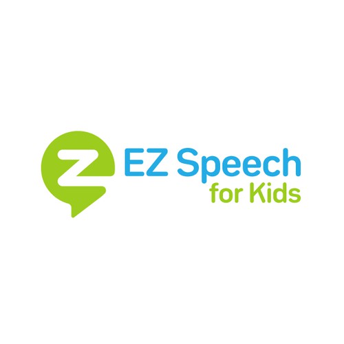 Speech design with the title 'EZ Speech for kids'