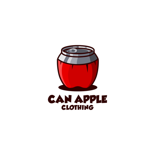 Tin can design with the title 'Can Apple Clothing'