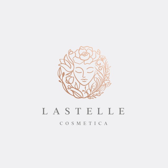 Flora logo with the title 'Lastelle Cosmetica'