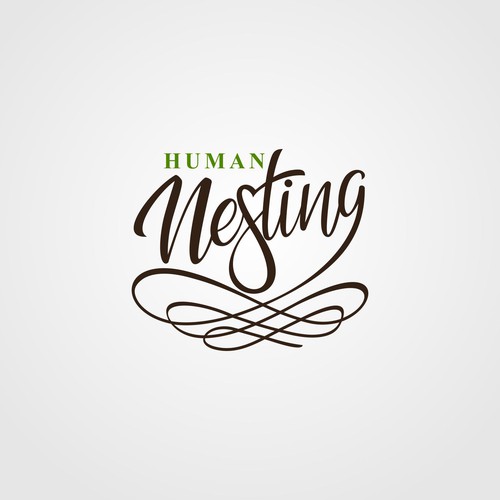 Nest logo with the title 'Nesting logo'