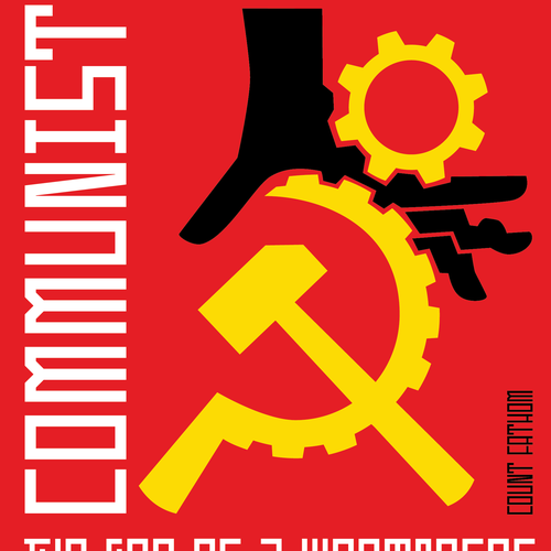 Political book cover with the title 'Book cover for "Communist Tyrant: The Rise of a Warmonger"'