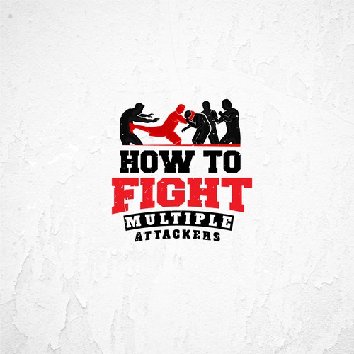 Self-defense logo with the title 'martial arts'