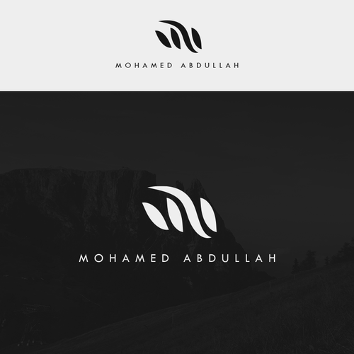 Arabic calligraphy logo with the title 'Personal Name Logo -  inviting the Arabic and English calligraphy masters'