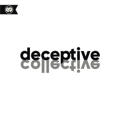 Illusion design with the title 'LOGO DECEPTIVE COLLECTIVE'