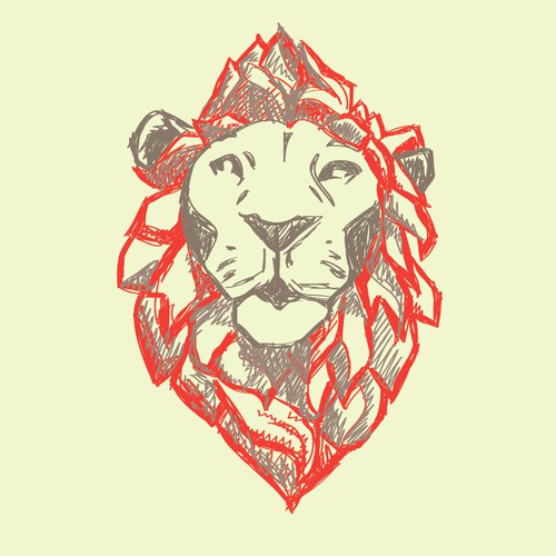 Bamboo logo with the title 'i love this lion '