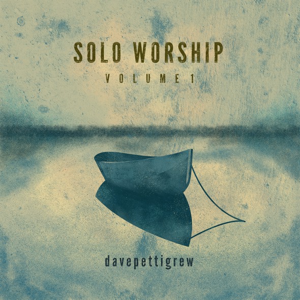 CD artwork with the title 'SOLO WORSHIP-vol.1 CD cover'
