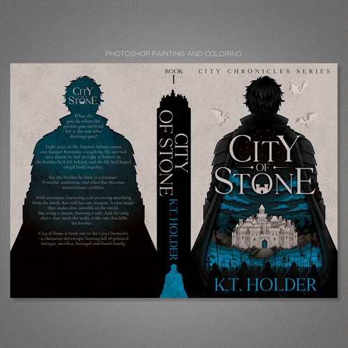 Design with the title 'Book Cover Illustration and Design'