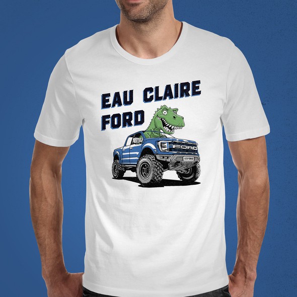 Car t-shirt with the title 'Car Dealership t-shirt'