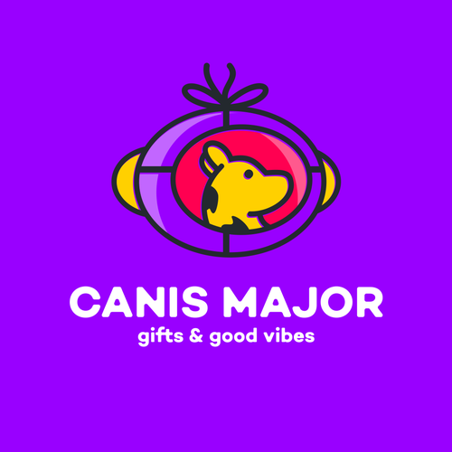 Gift logo with the title 'Canis Major'