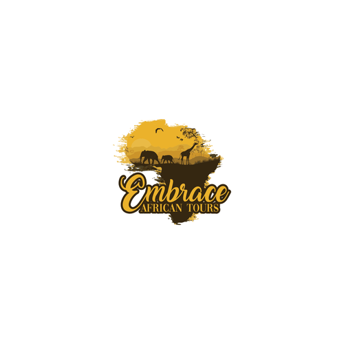 African logo with the title 'embrace african tours'