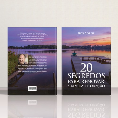 Meditation book cover with the title 'Book cover design'