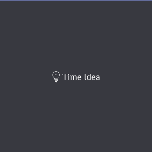 Clock design with the title 'time idea'