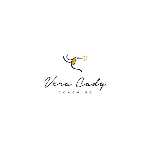 Web design brand with the title 'Concept design a minimalistic feminine logo for a mindset coach that works with female executives'